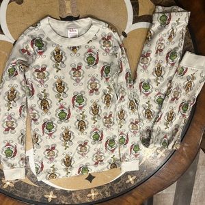 Hanna Andersson Grinch pajamas size 8